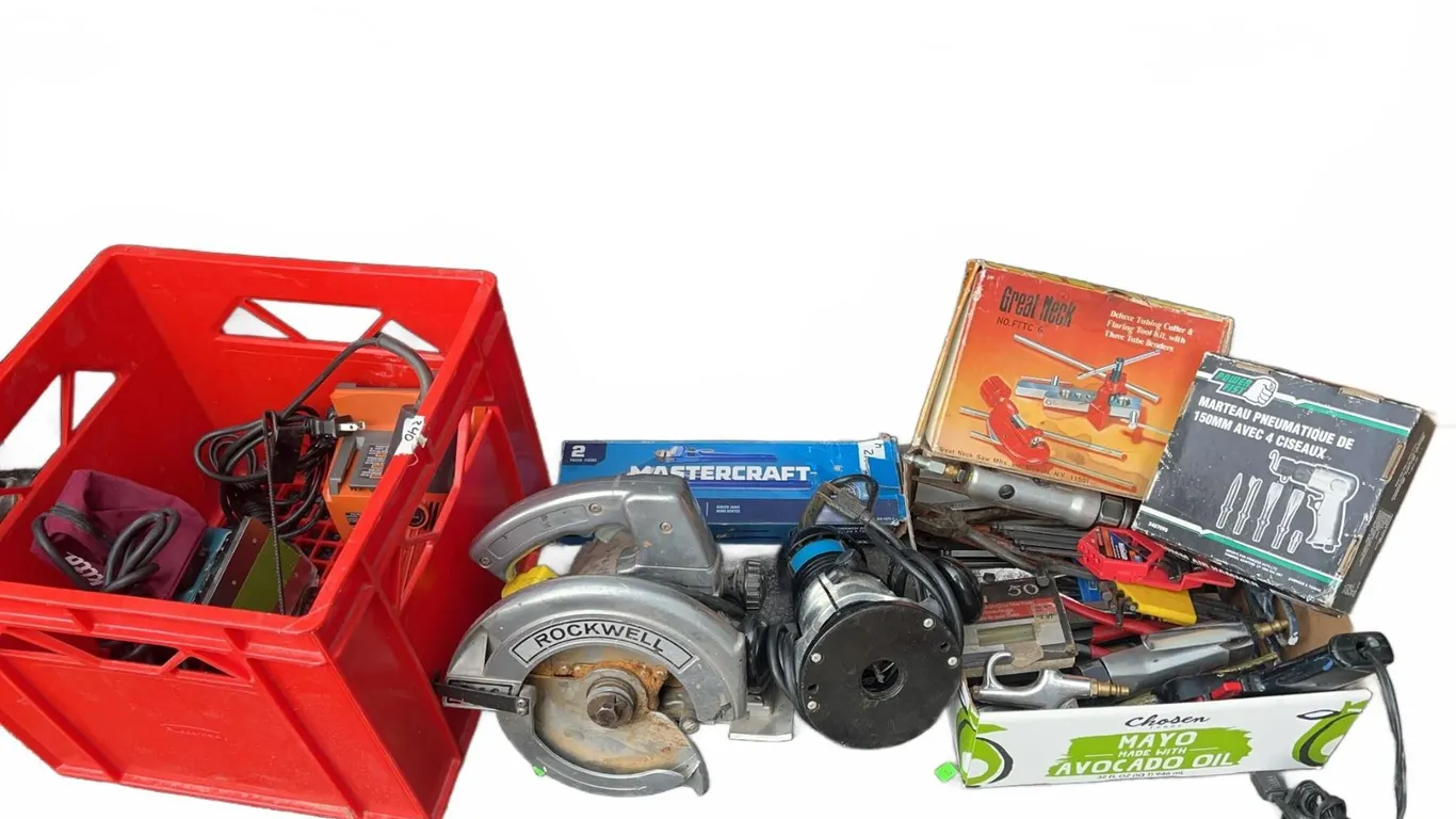 Power and Hand Tools Including Rockwell Saw