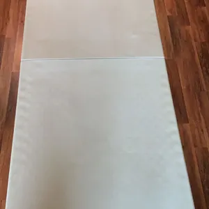 6’ Rectangular White Folding Table with Metal Legs