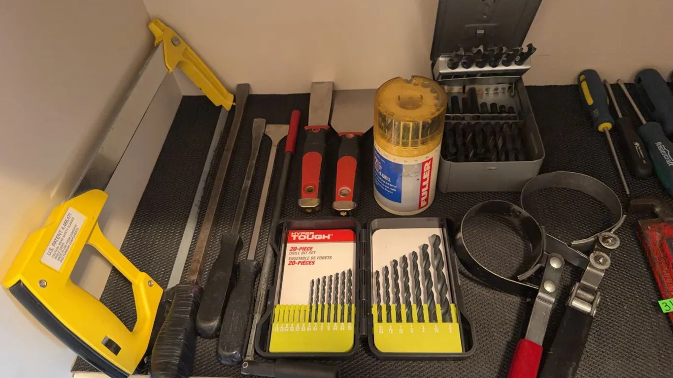 Hand Tools, Drill Bit Sets, and Accessories