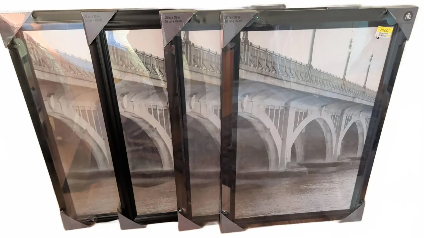 Four New Hometrends 20x30 Inch Poster Frames
