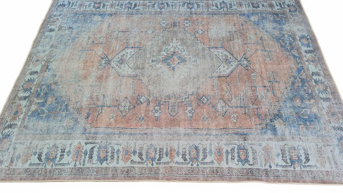 Surya Machine Washable Area Rug, Design Tarmo, 8 ft x 10 ft, Multicolour