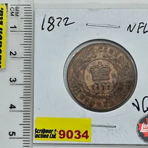 Newfoundland One Cent 1872