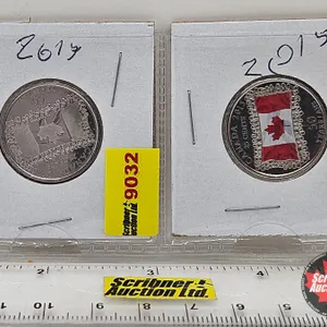Canada Twenty Five Cent 2015 (2) : Color ; Non-Color