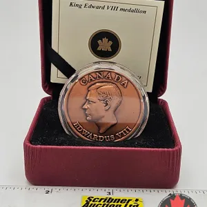 RCM Canada : King Edward VIII Medallion (COA)