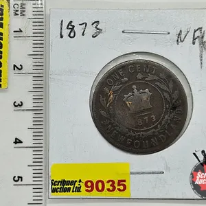 Newfoundland One Cent 1873