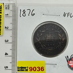 Newfoundland One Cent 1876