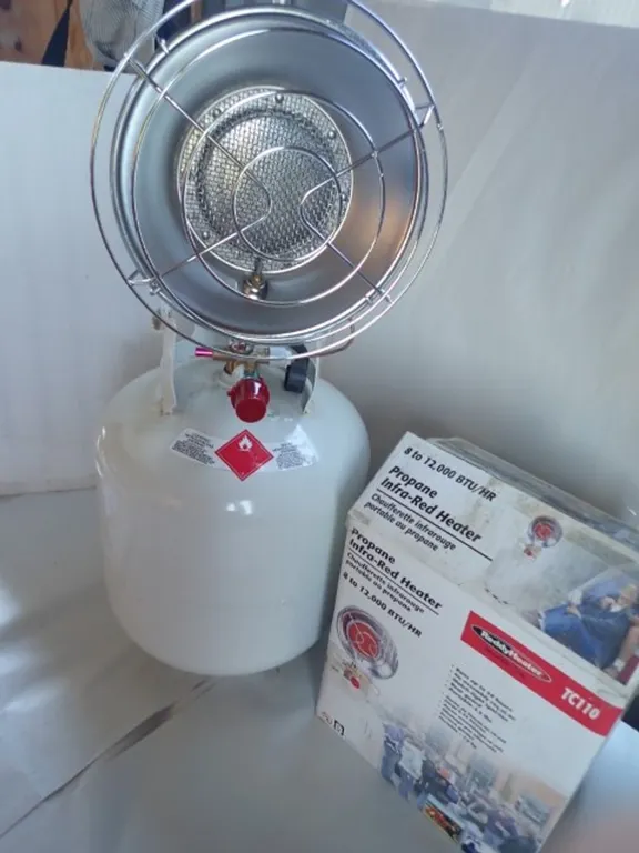 Propane Tank With Infrared Heater