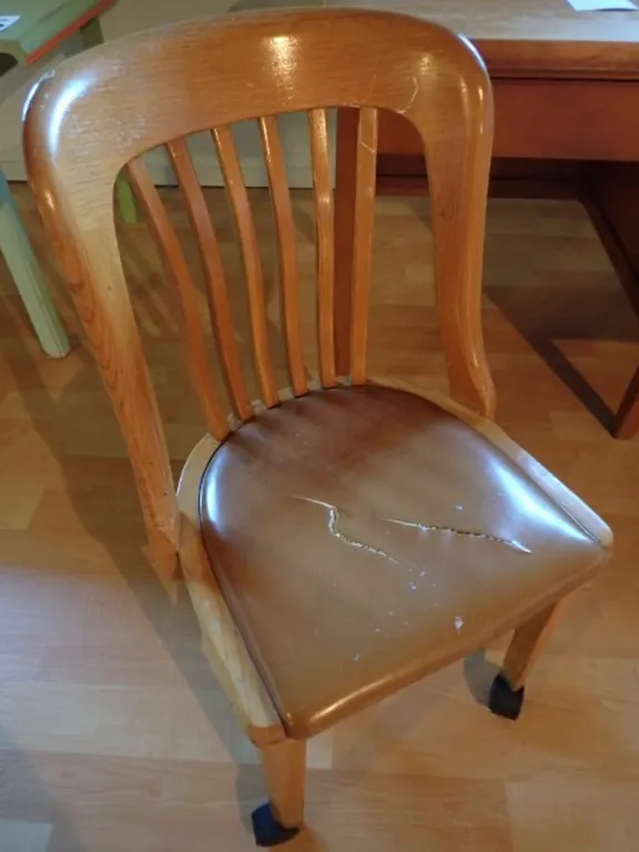 Vintage Wooden Task Chair