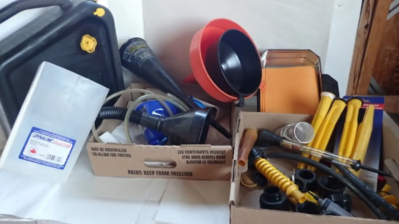 Automotive Funnels & Jerry Can Spouts & More