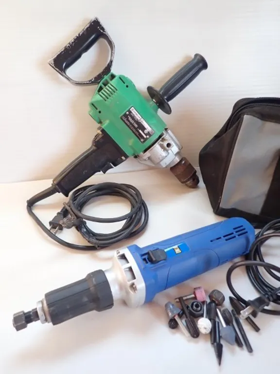 Hitachi Drill & PowerFist Grinder