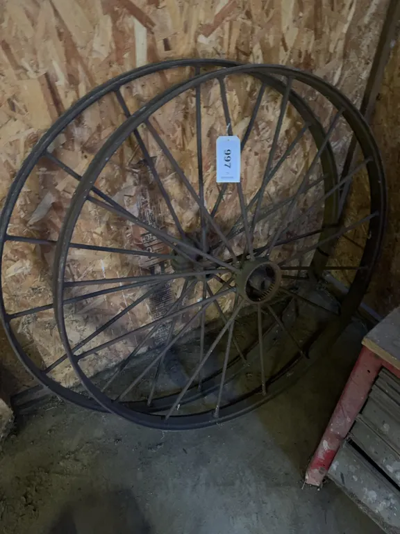 4’ Antique Steel Wheel (qty.2)