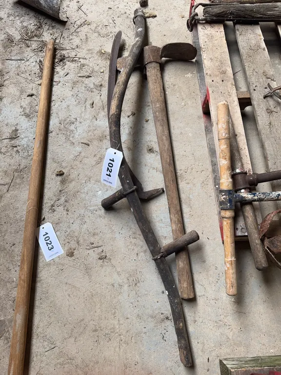 Scythe and Pick Axe