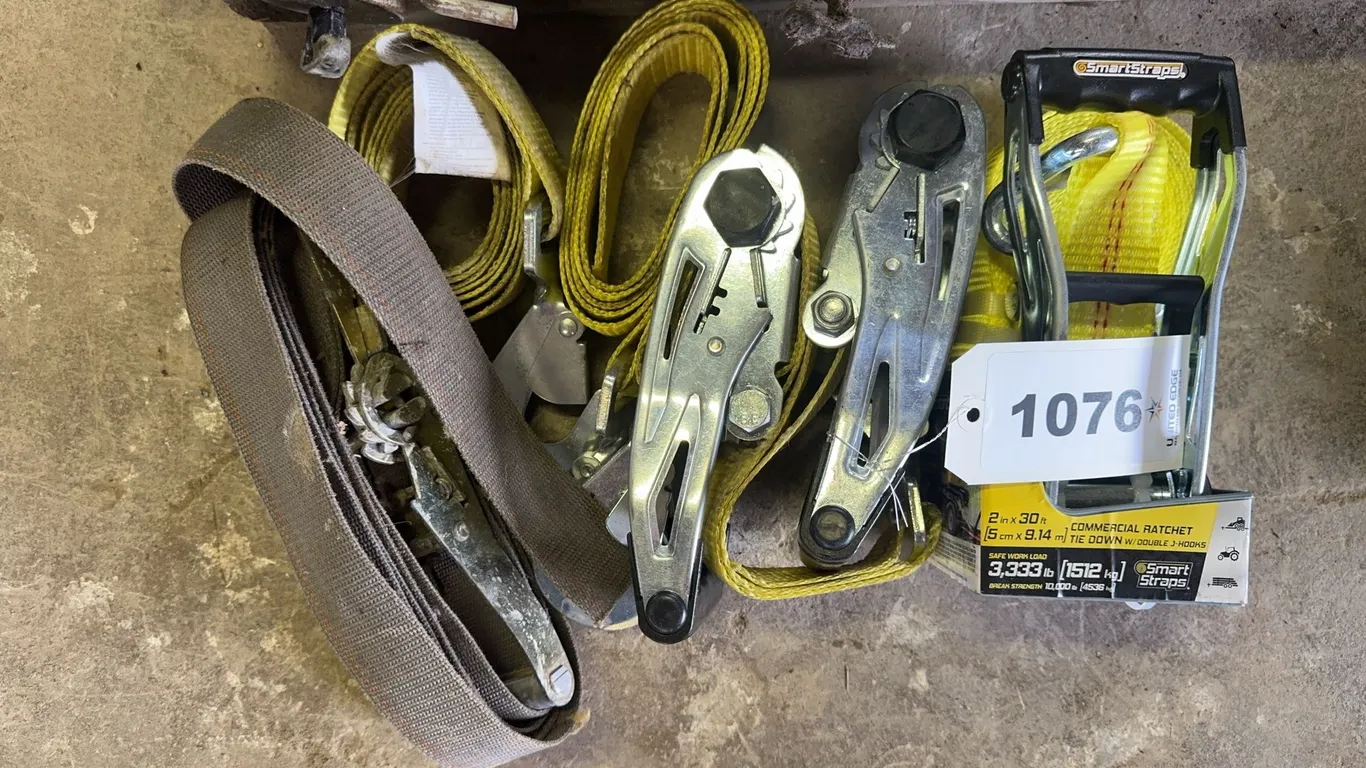 2” Ratchet Straps - Assortment of handles and straps