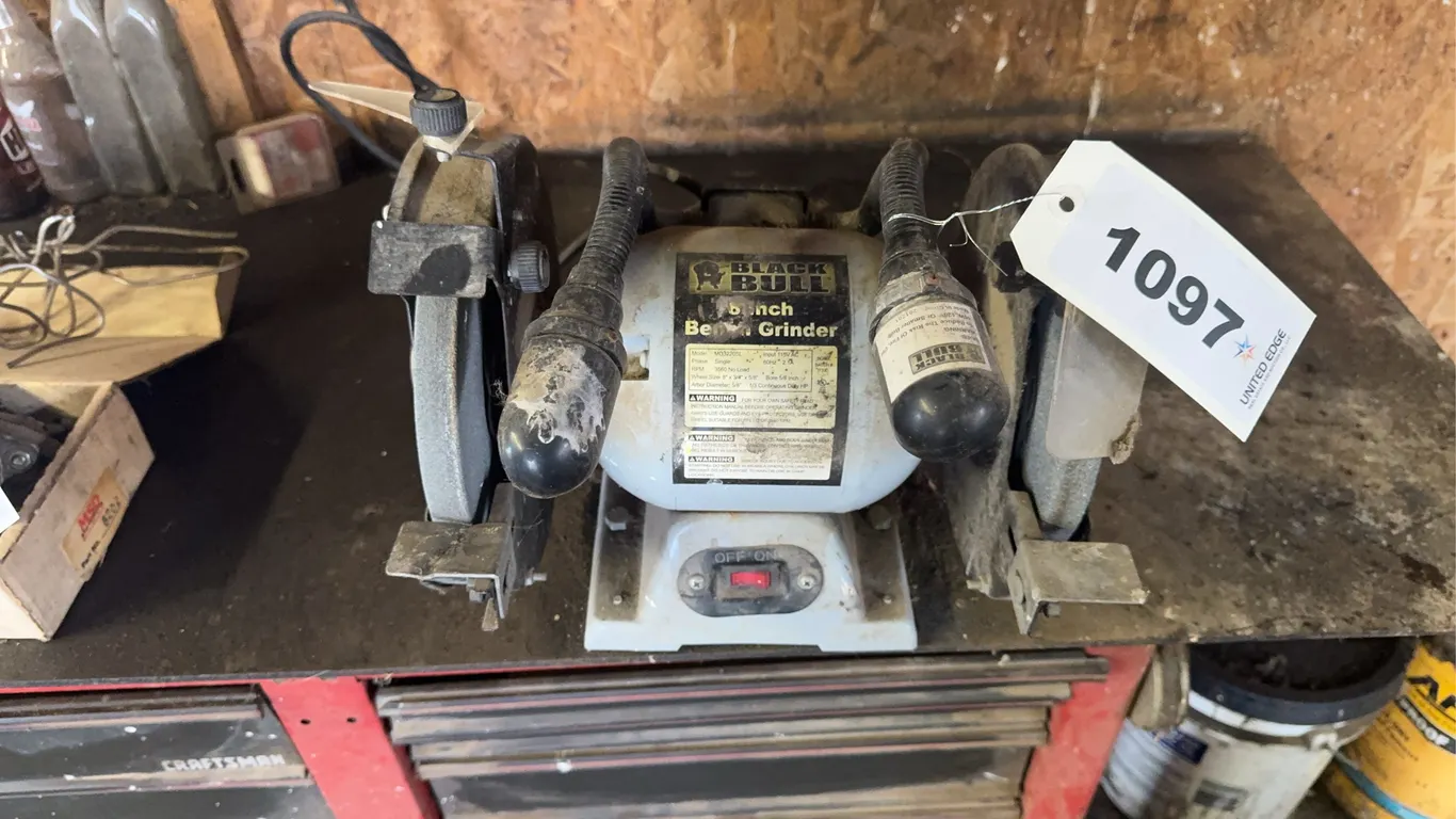 Black Bull Electric Table Grinder - 8” Wheel