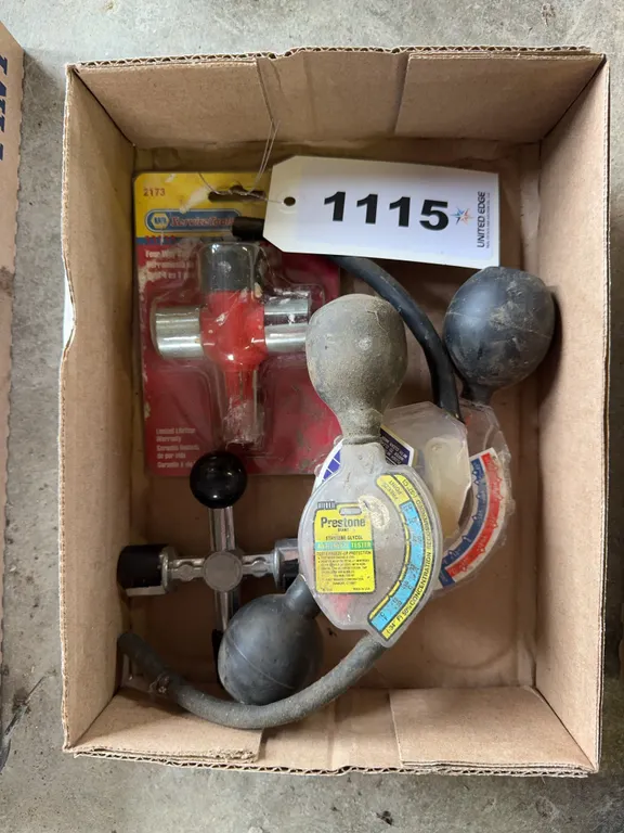 Coolant Tester and Battery Terminal Cleaners