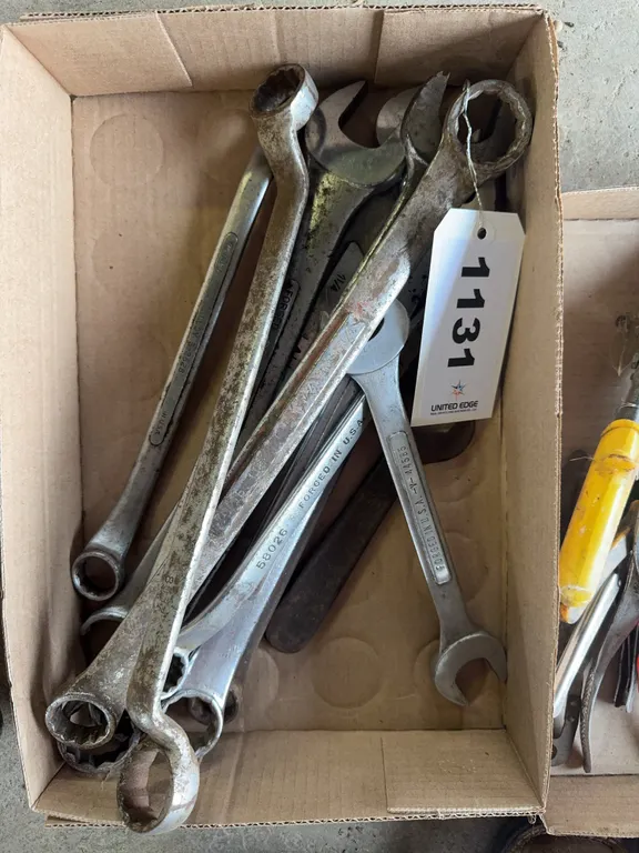 Assortment of End Wrenches - Large