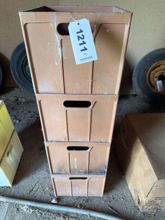Plastic Crates - Qty. 4