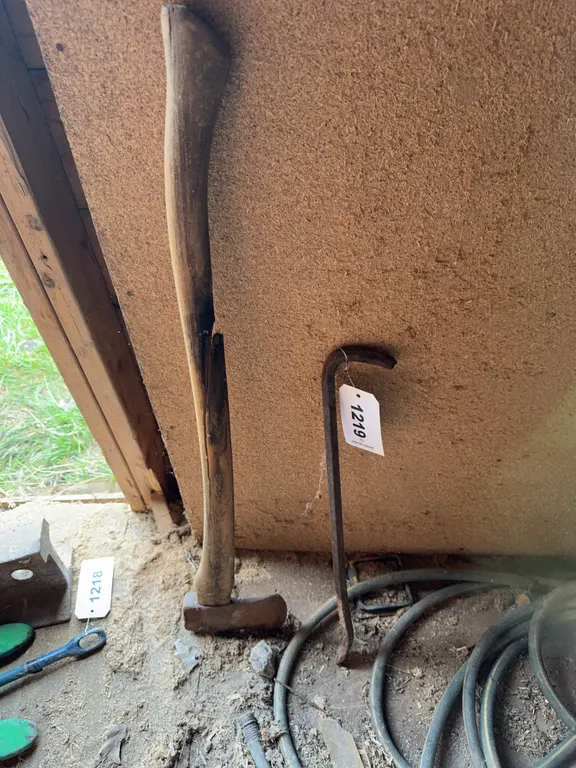 Wood Axe and Pry Bar