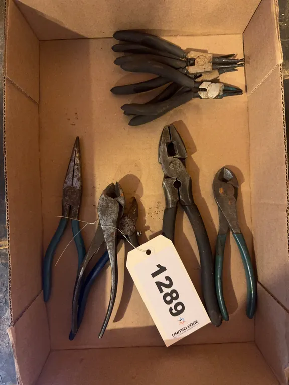 Misc Pliers - Snap Ring, Needle Nose, Side Cuts
