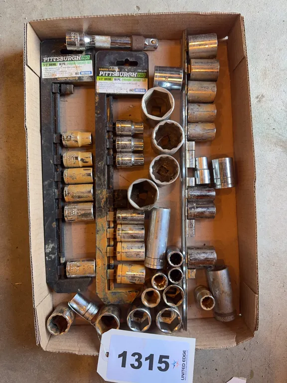 Assortment of 1/2” Drive Sockets - Metric Sizes