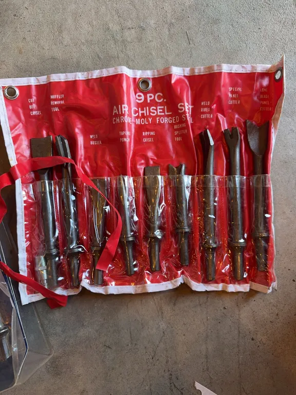 9 Piece Air Chisel Set