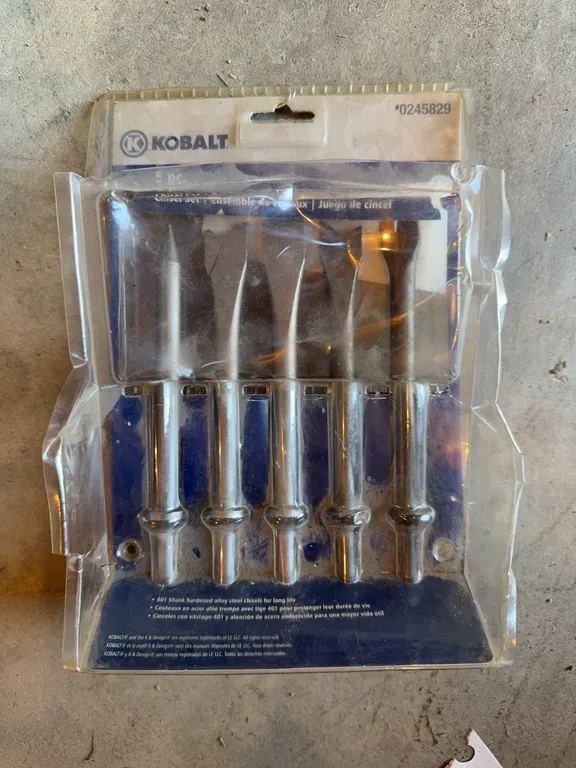 Kobalt 5 Piece Chisel Set