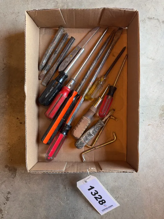 Assortment of Screw Drivers and Punches