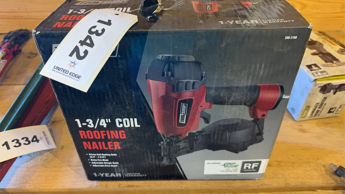 1 3/4” Air Coil Roofing Nailer - New in Box