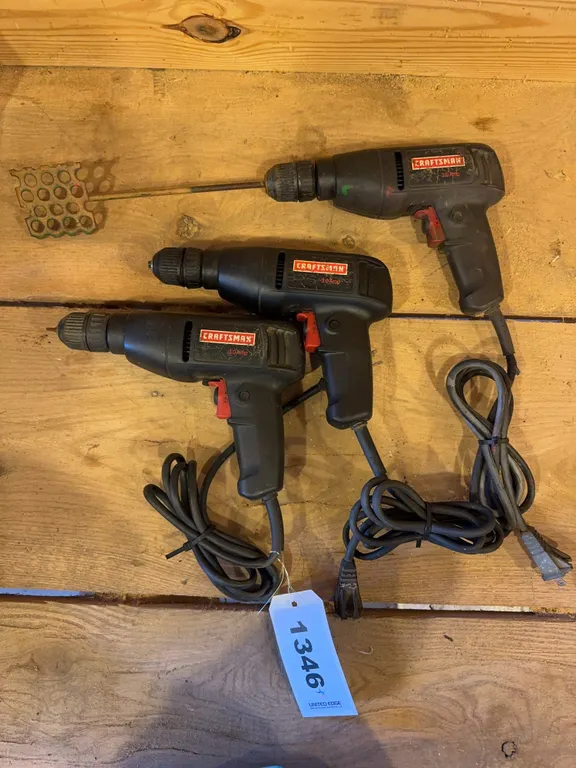 Craftsman 3.0 Amp Drills - Qty. 3
