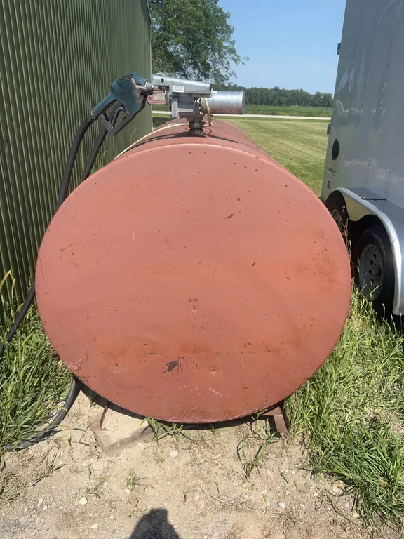 Approximately 500 gal Steel Fuel tank - 48” x 72” - used for diesel