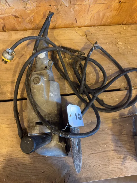 Large Right Angle Grinder - Cord is cut