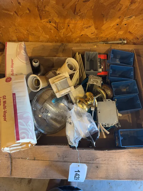 Misc Electrical Components - outlet boxes, covers and lights