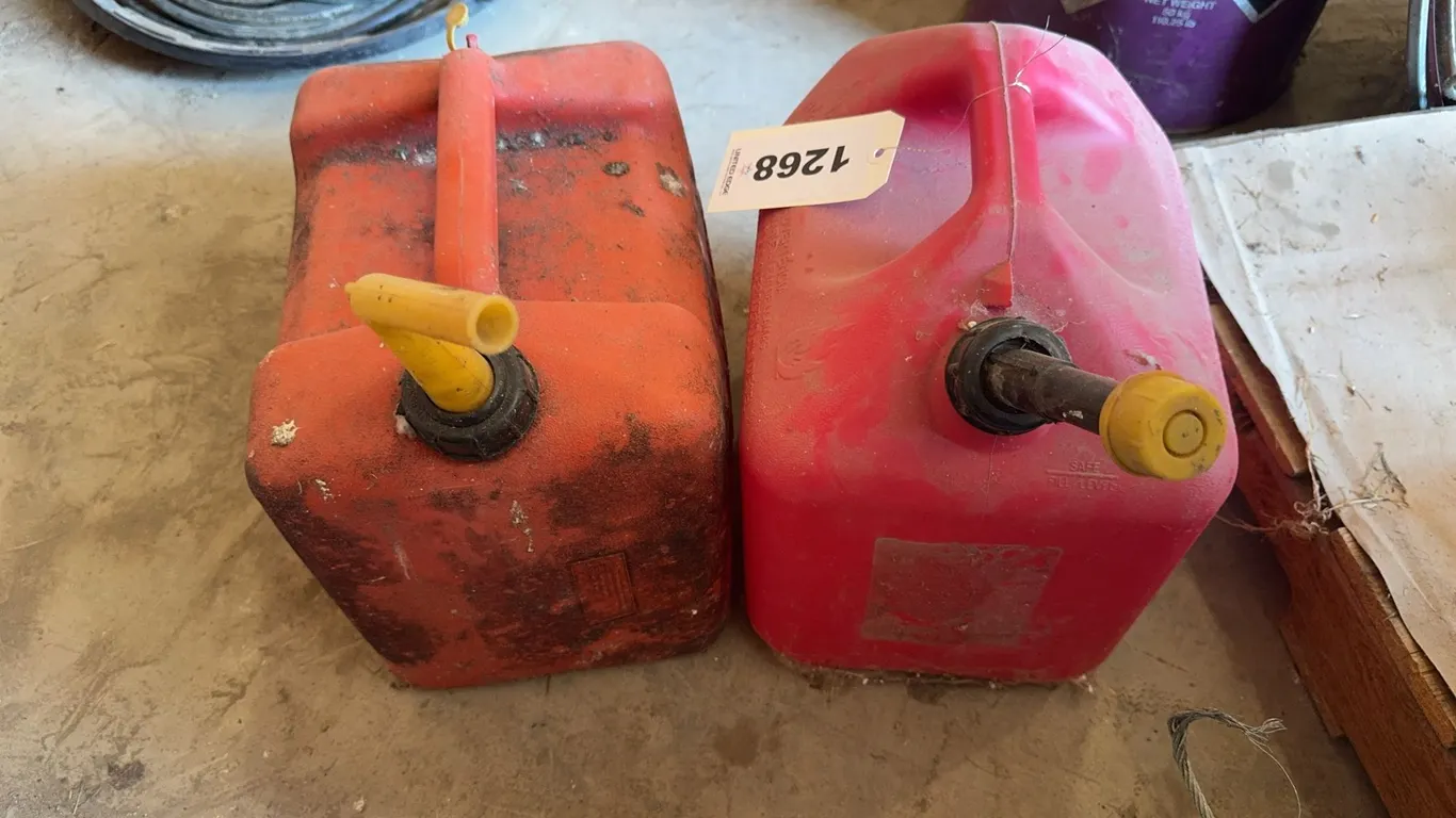 Qty. 2 - 5 gal Fuel Tanks