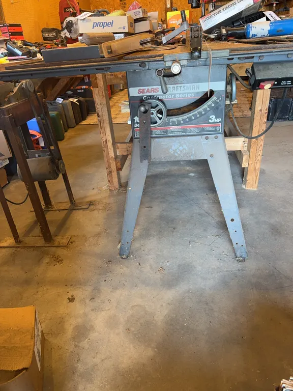 Sears Craftsman Table Saw 3HP