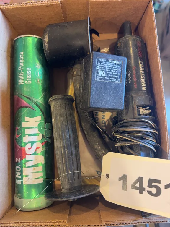 Craftsman Cordless Screw Driver and Multi Purpose Grease