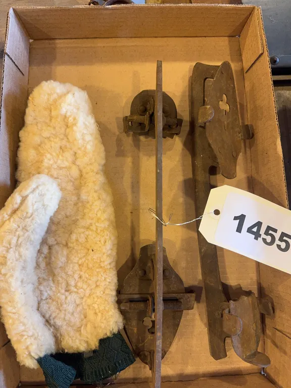 Clamp on Ice Skates and Mitten