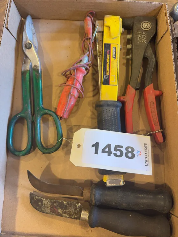 Snips, Rivet Tools, Knives