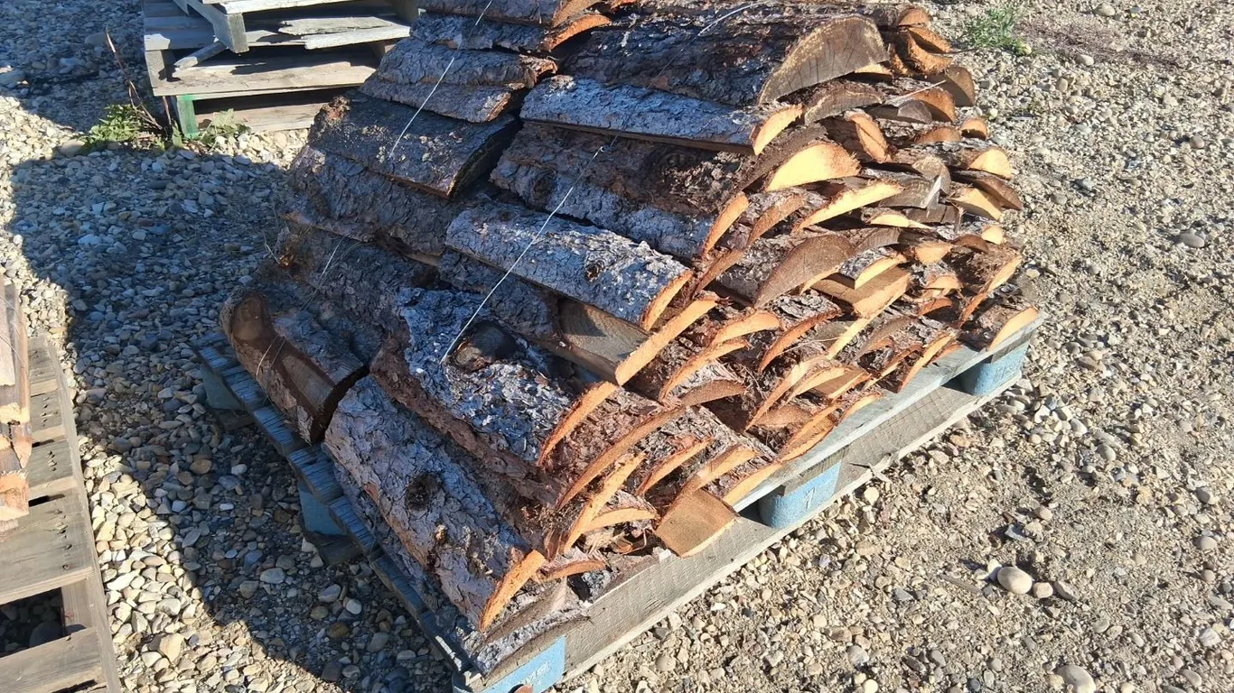 Dry Spruce Firewood Slabs