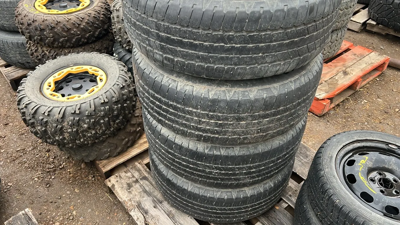 Set of (4) Goodyear 265/65R18 Tires on Multi Bolt Rims