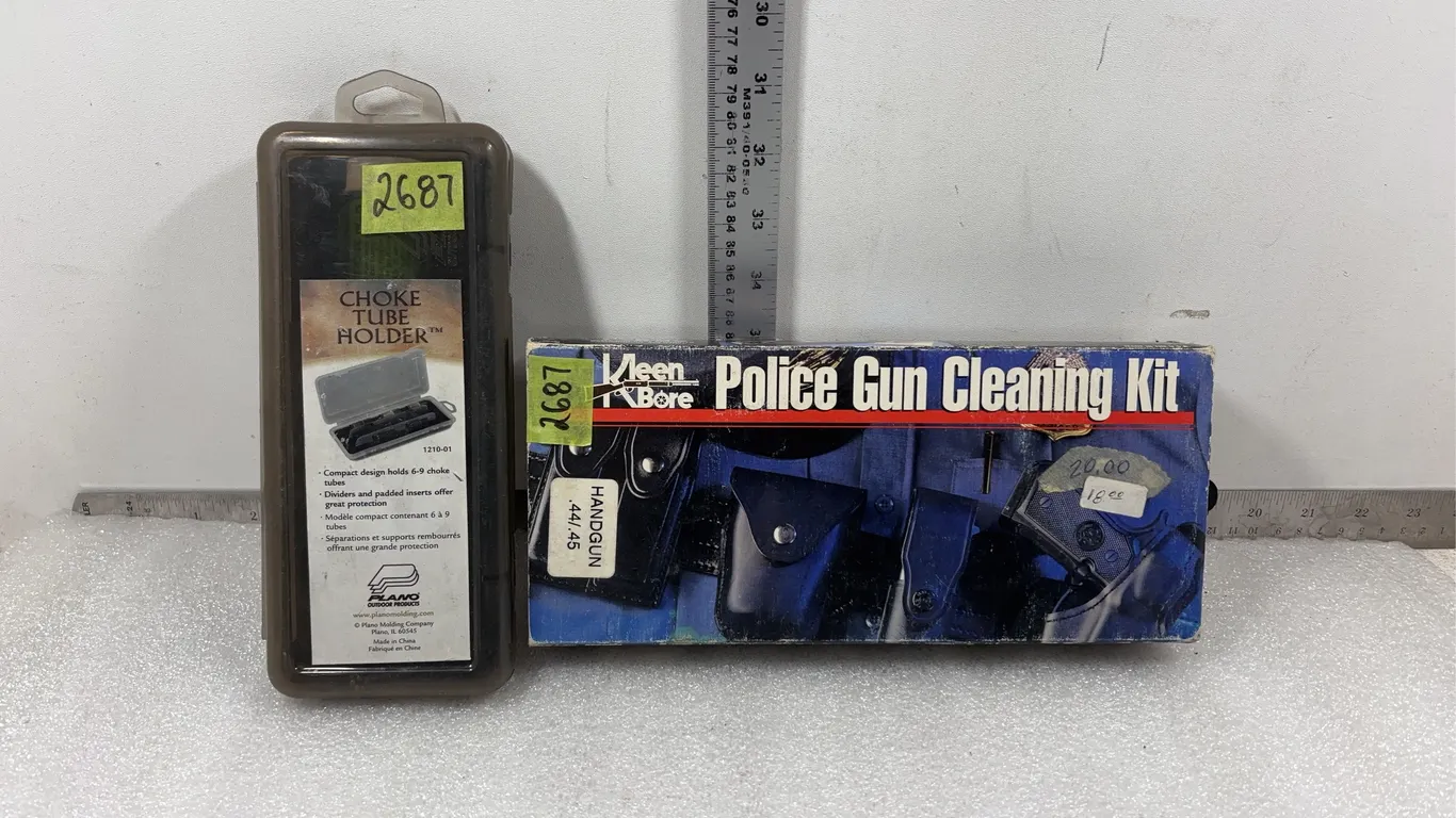 Choke Tube Holder and Kleen Bore Police Cleaning Kit