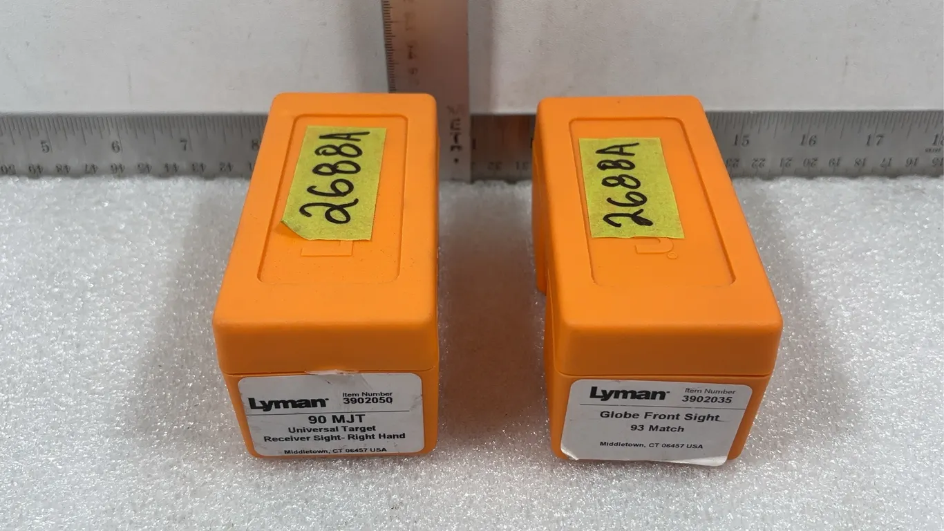 2 - Boxes of Lyman Firearms Sights