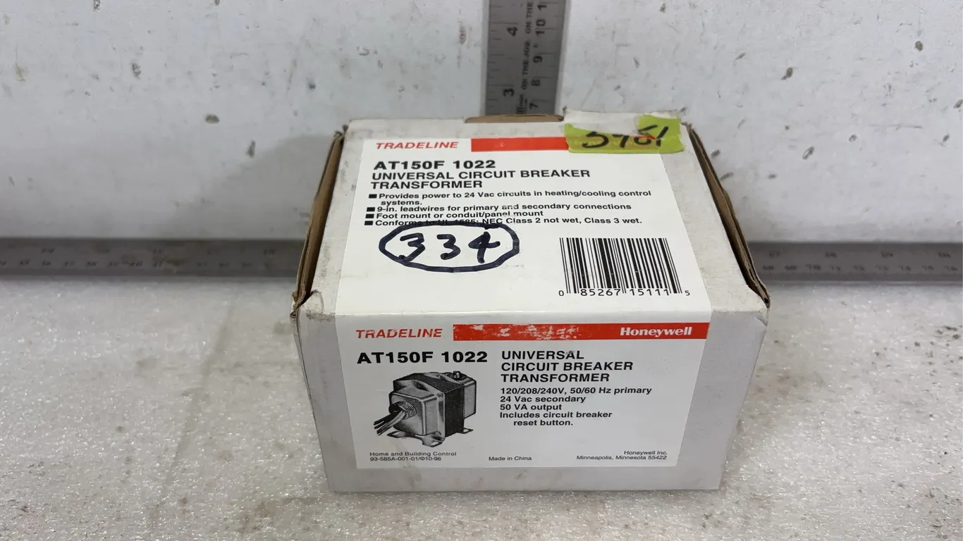 Tradeline AT150F 1022 24V, 50VA Transformer, approx. Dimensions of 5" x 4" x 4" *Unreserved*
