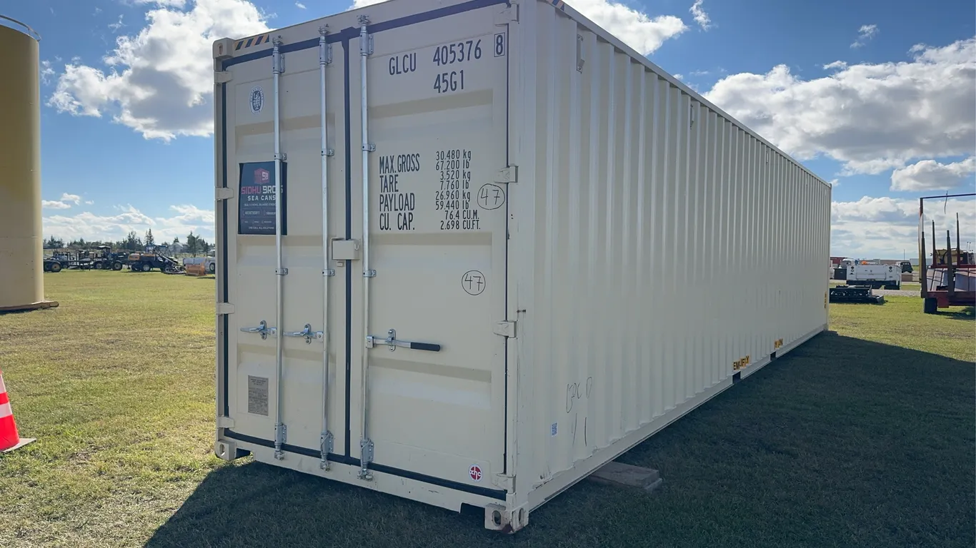 40ft Sea Container, single trip, 2 dr, *Unreserved*