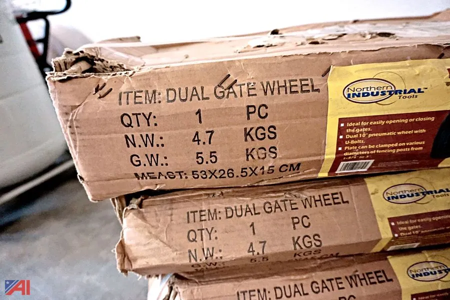 (4) Packs of Dual Gate Wheels, New/Old Stock