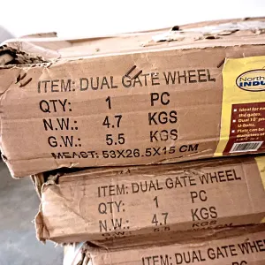 (4) Packs of Dual Gate Wheels, New/Old Stock