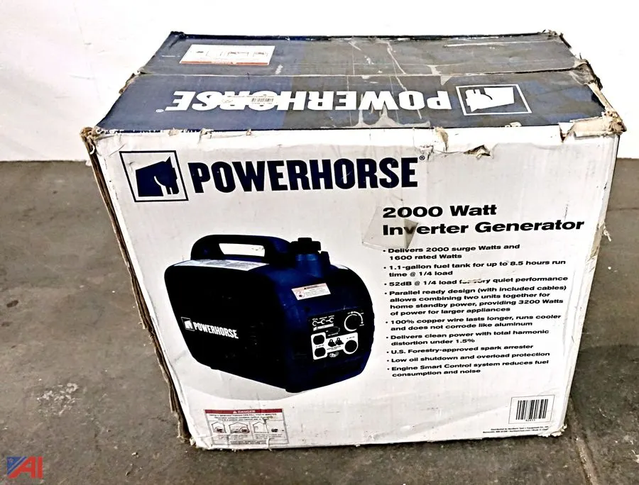 PowerHorse 2000 Watt Inverter Generator