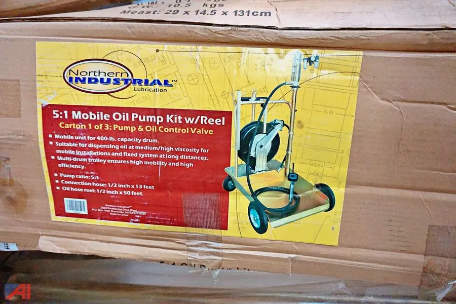 (2) 5:1 Mobile Oil Pump Kits with Reel