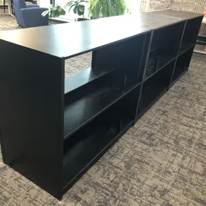 Black Metal Set of Shelving