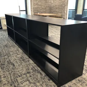 Black Metal Set of Shelving