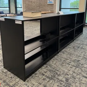 Black Metal Set of Shelving